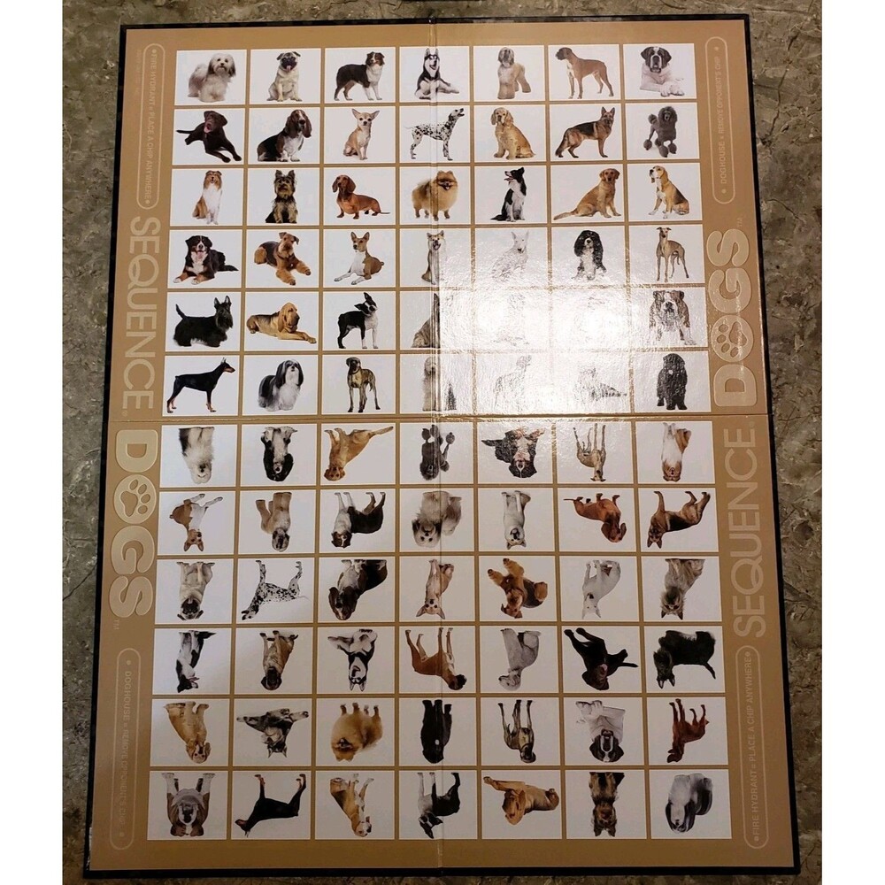 Sequence Dogs 2013 Cards Board Game Family Kids Animals Pets Ages 7+ 2-6 Players - Picture 5 of 6
